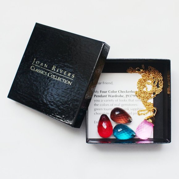 Joan Rivers Checkerboard Pendant Wardrobe - Picture 4 of 4